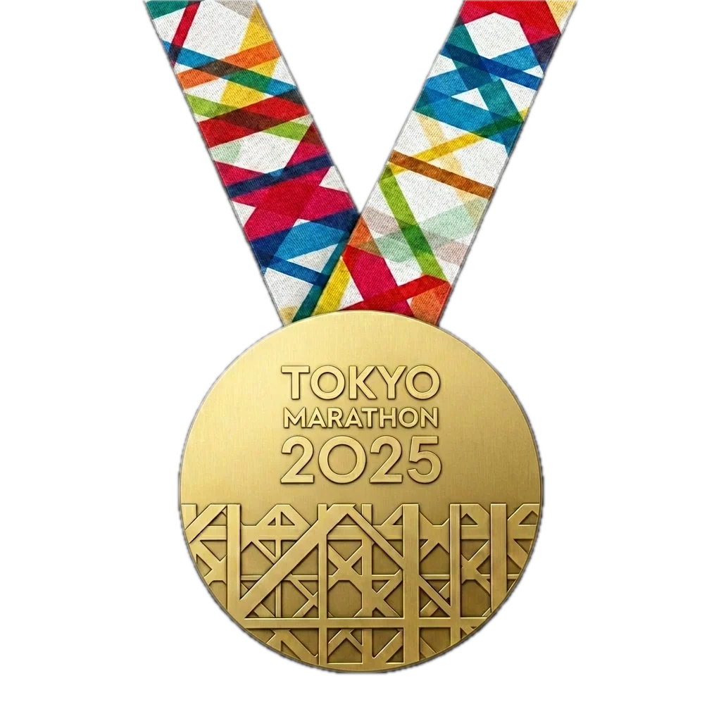 Tokyo Marathon 2025 finisher medal